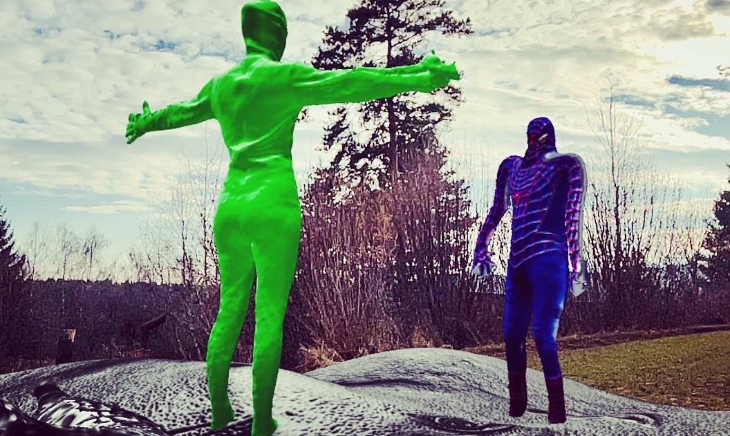 Avatar in der Landschaft