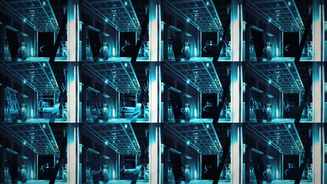 Still aus Satz I · Transistorische Electrosphäre