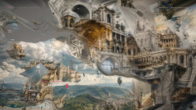 III HALLUCINATIO · Re-Collage c28 + c23 + c04