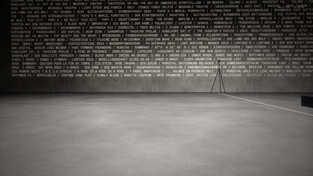 Westwand: Index-Projektion