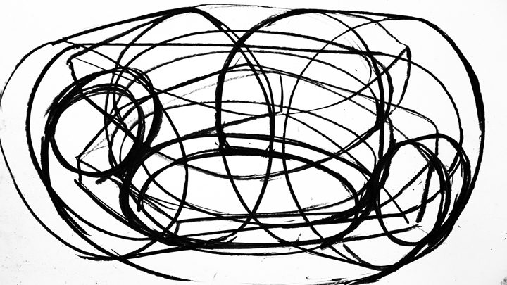 Kohlezeichnung Variation 2