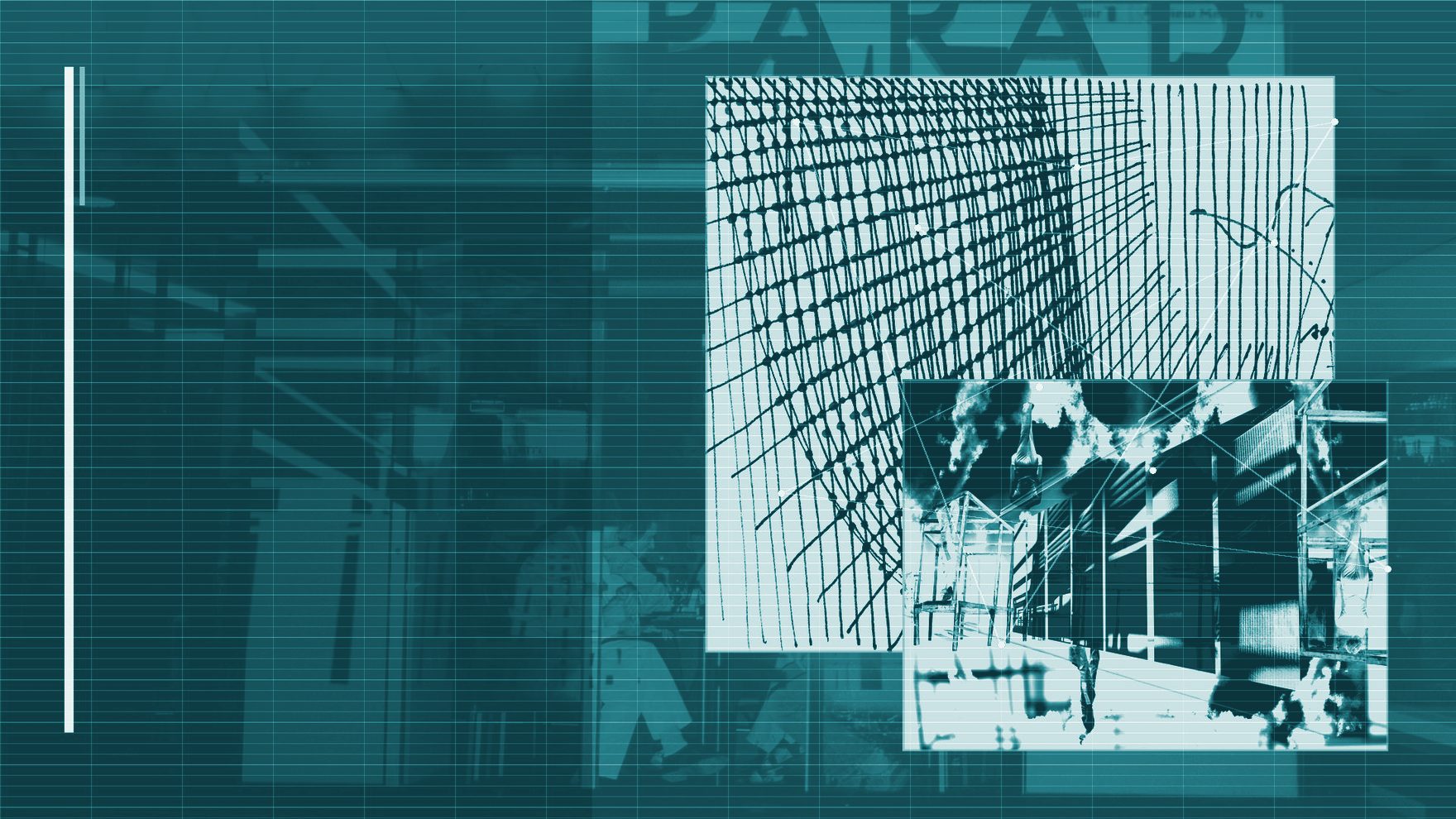 EUTOPIA 2004 &middot; medial bespielter Stadtraum &mdash; Archivmaterial als Cyanotypie f&uuml;r 2027