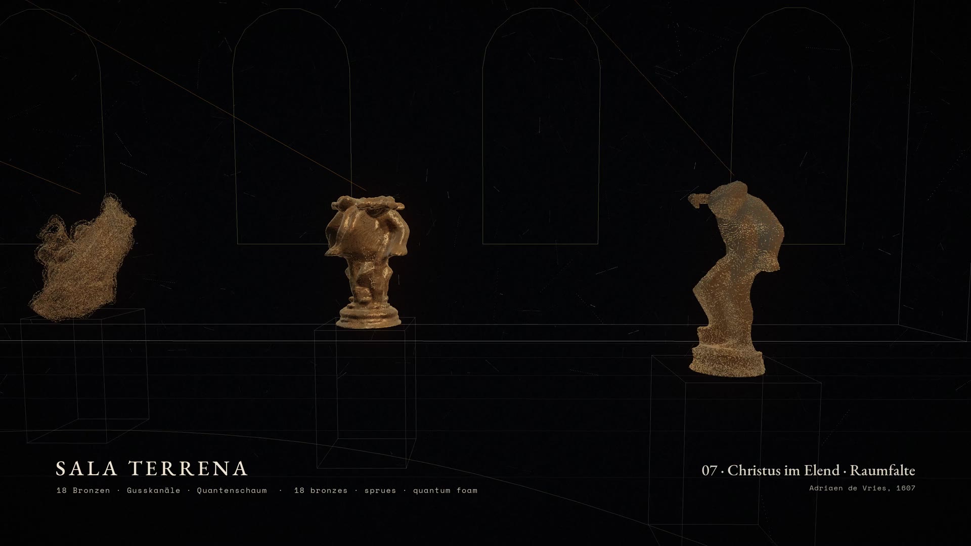 VERLORENE FORM · Gartenpalais · Archiv des Nichts · 3D-Animation