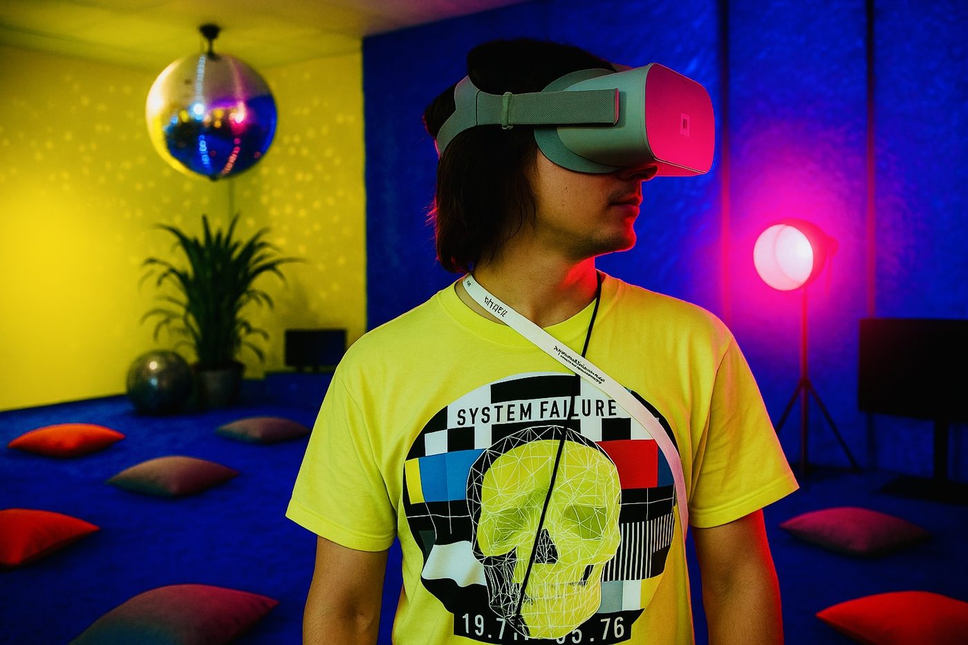 VR-Situation im fhSPACE YouTube Palace