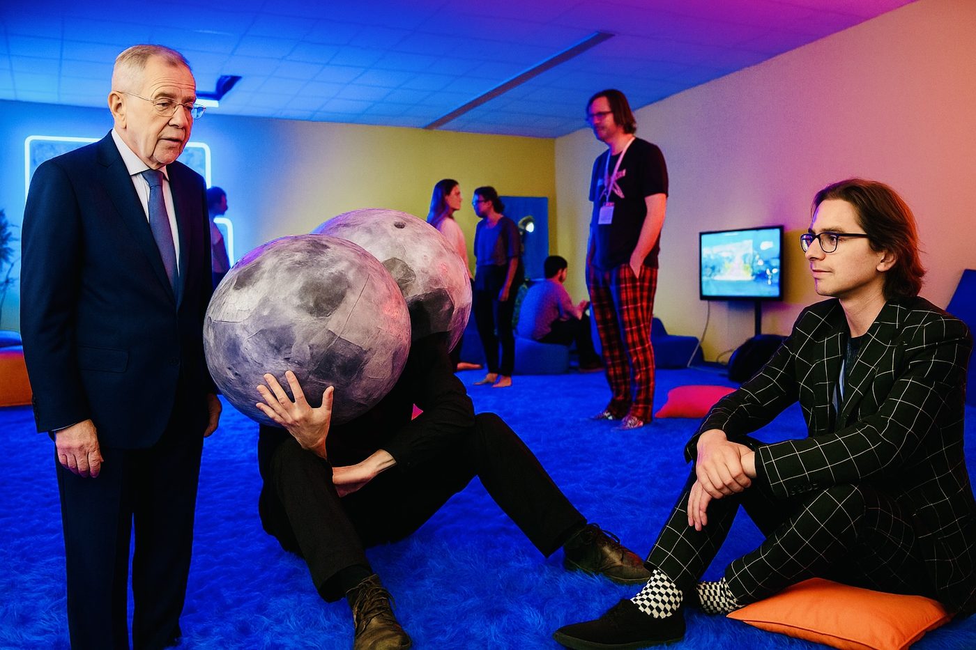 Begegnung mit einem Mondobjekt