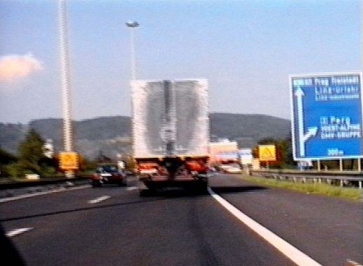 Skulptur in Bewegung · Transport Wien – Linz · Videoframe