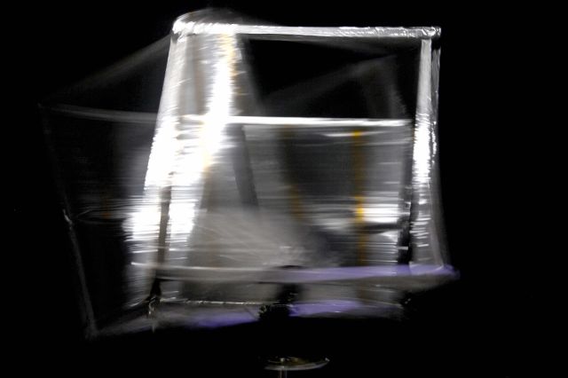 Lichtspur · Langzeitbelichtung der Drehung — RAUM 11, Markus Wintersberger 2011/2012
